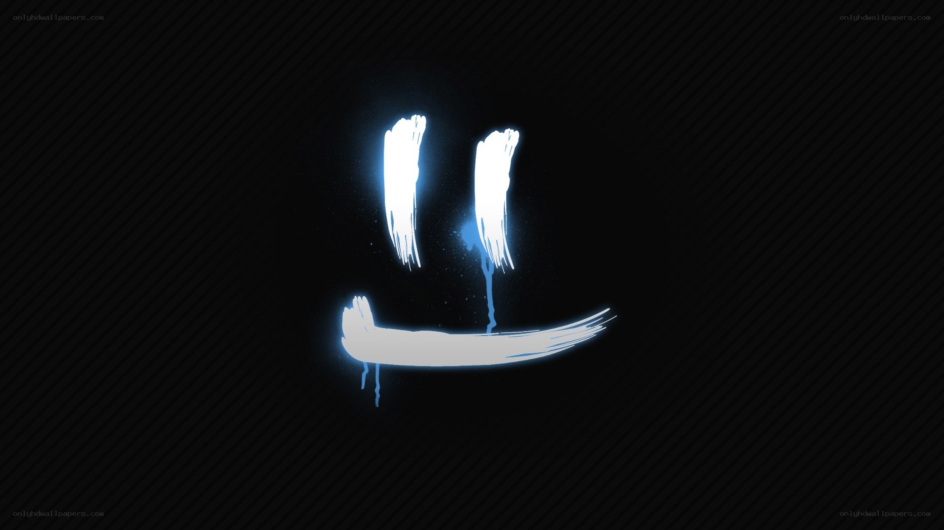 glowing smiley face art