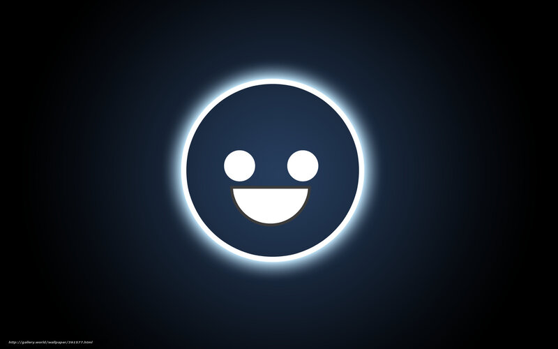 glowing smiley face