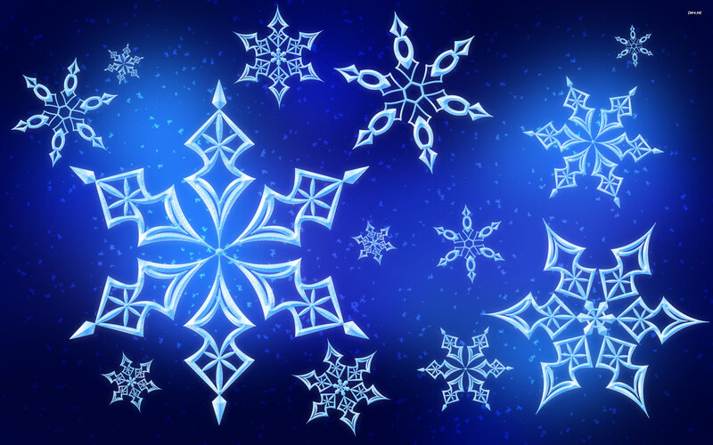 Glowing Snowflakes