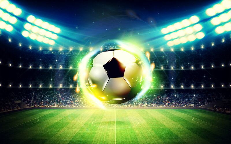 Glowing Soccer Ball — Green