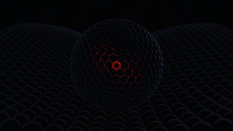 Glowing Sphere Structure