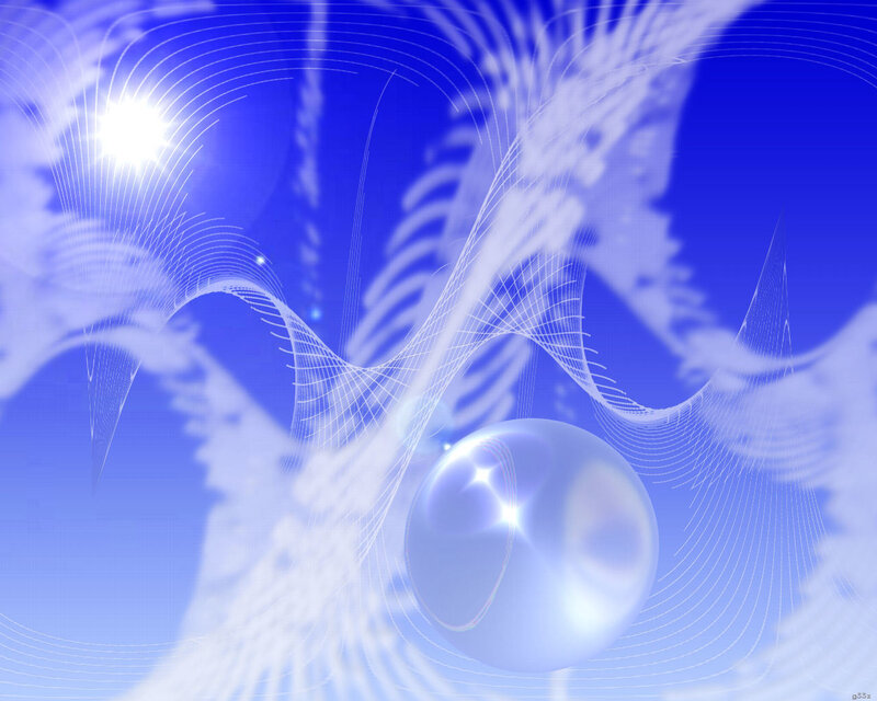Glowing Sphere with Waves