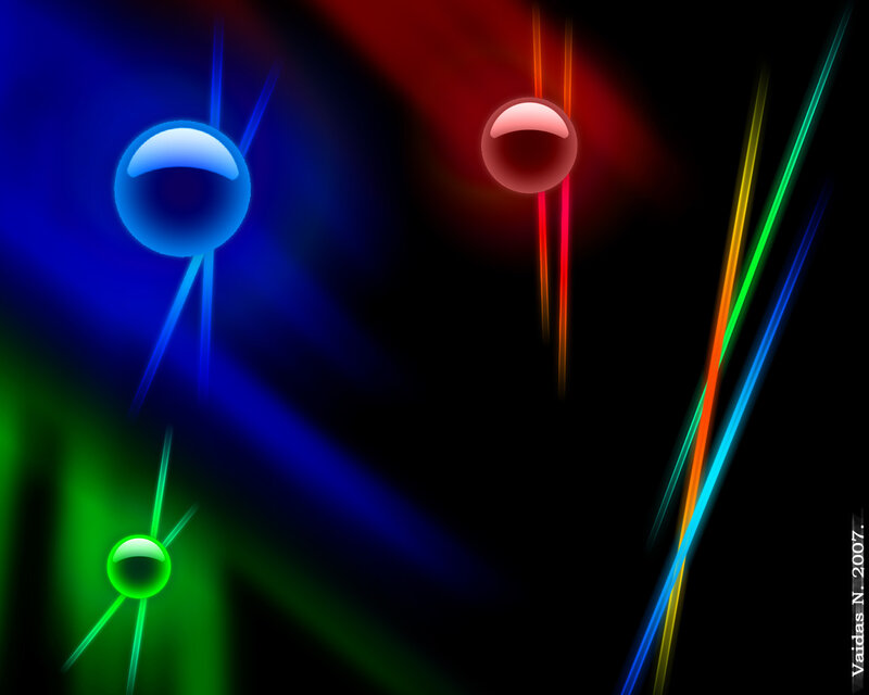 Glowing Spheres and Lines