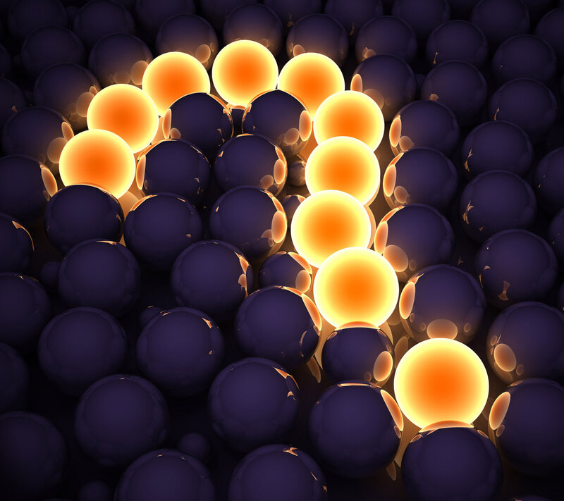 Glowing Spheres in Dark Mass