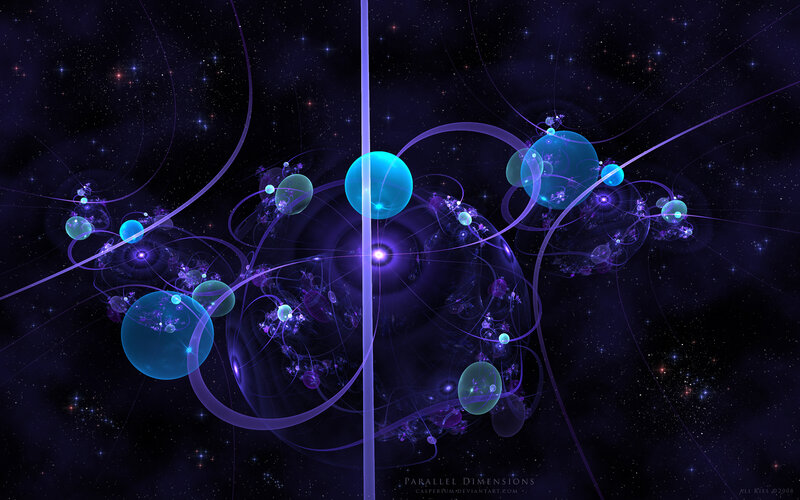Glowing Spheres in Space