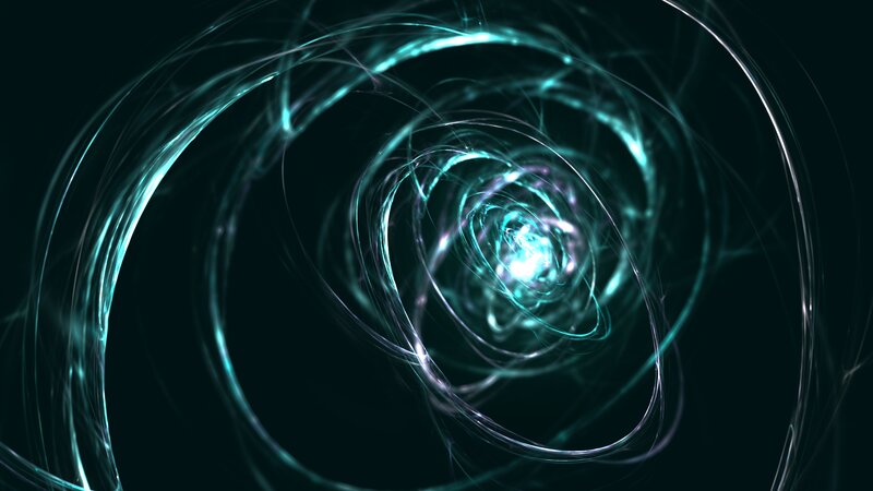 Glowing Spiral Energy
