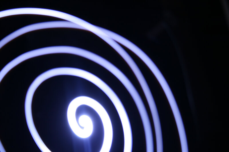 Glowing Spiral Light