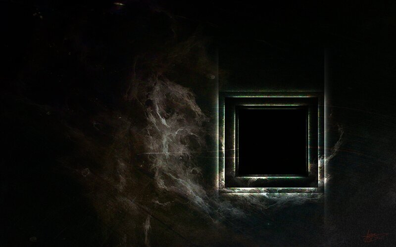 Glowing Square Frame