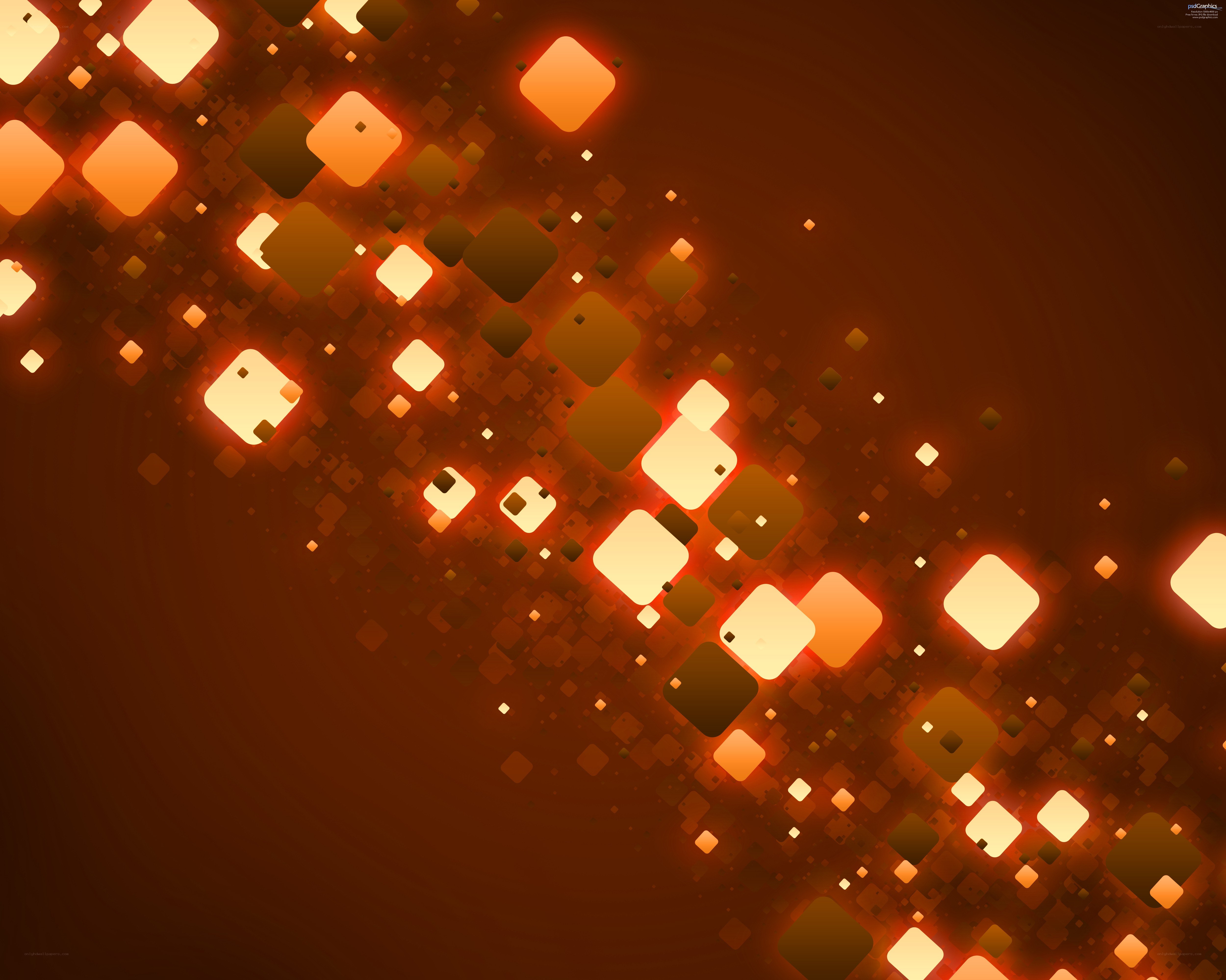 glowing squares abstract background