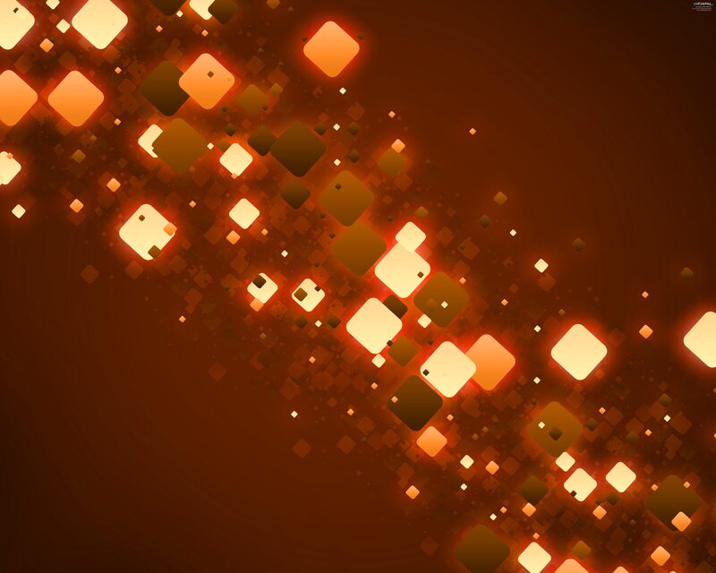 Glowing Squares Pattern