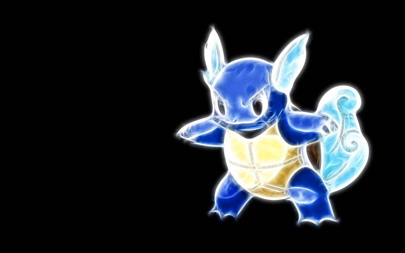 Glowing Squirtle artwork