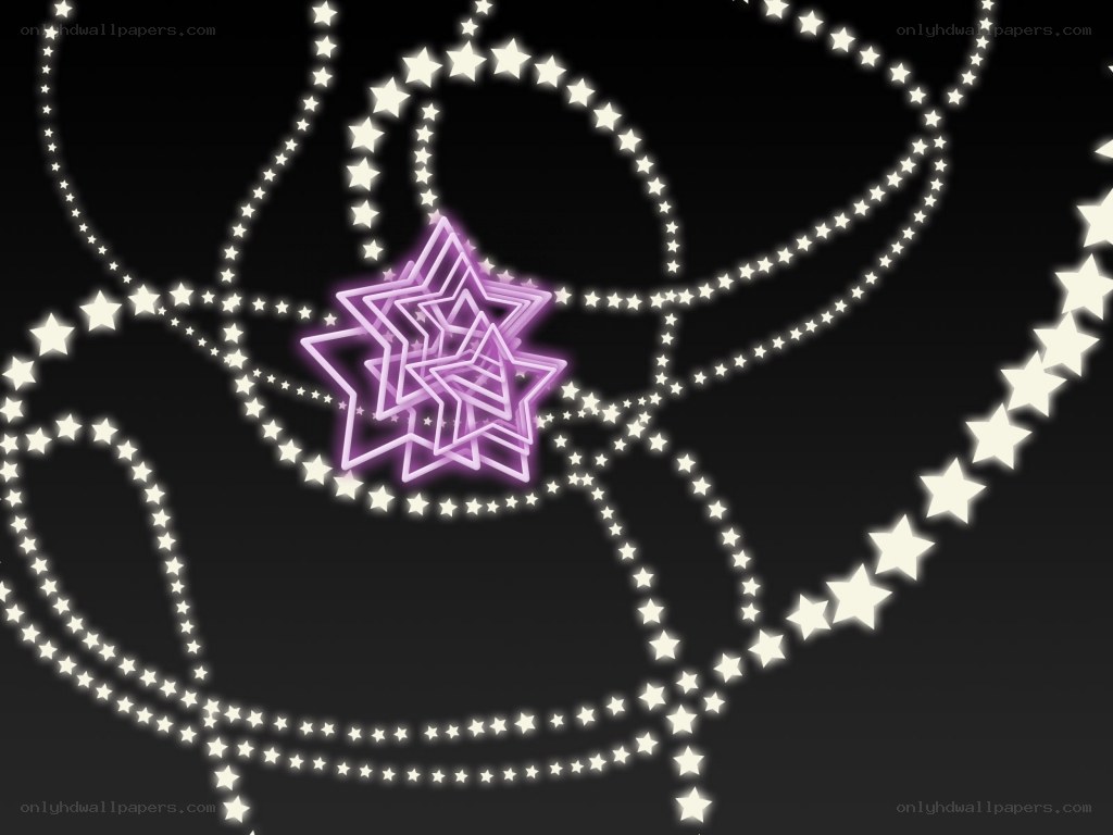 glowing star animation