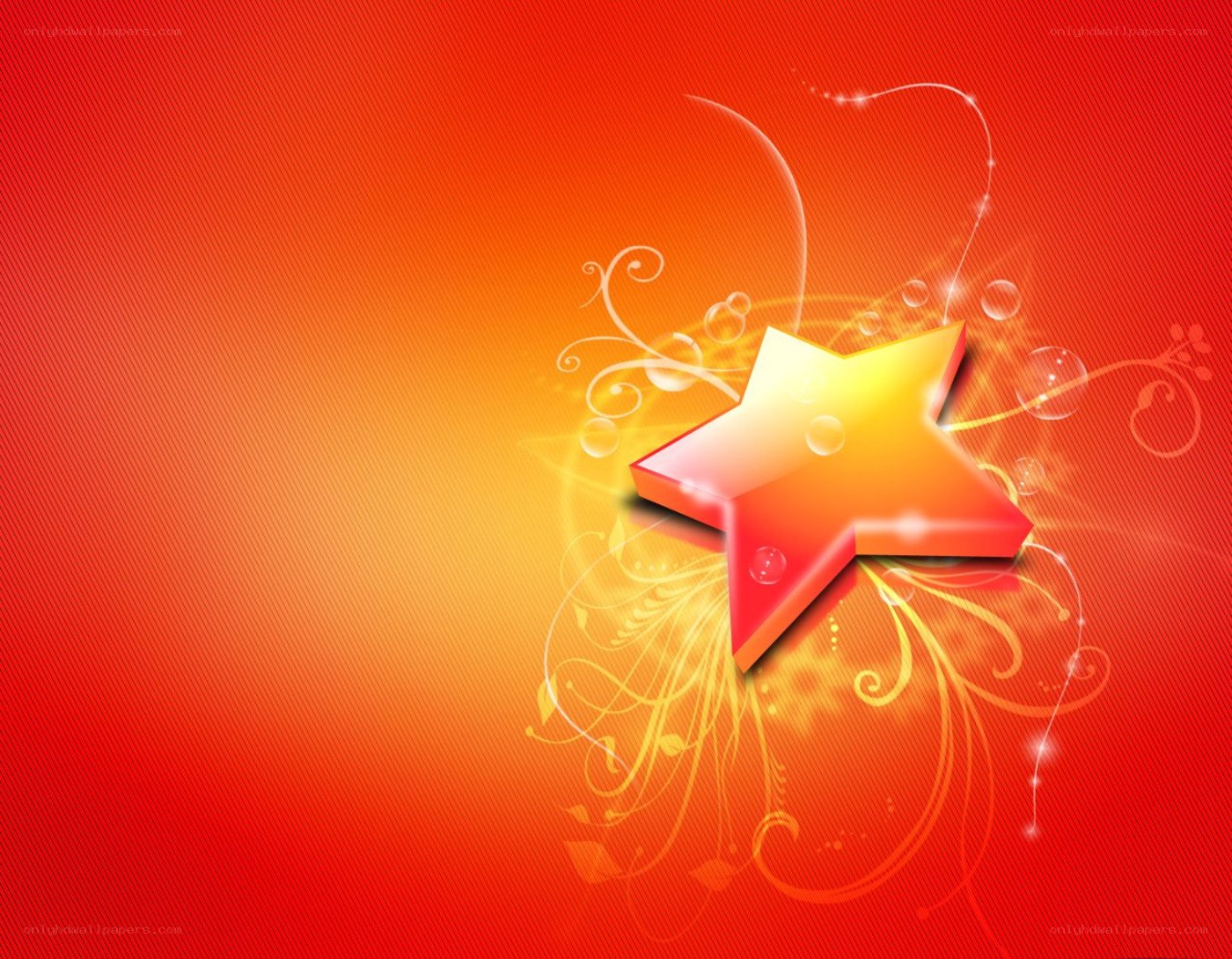 glowing star background