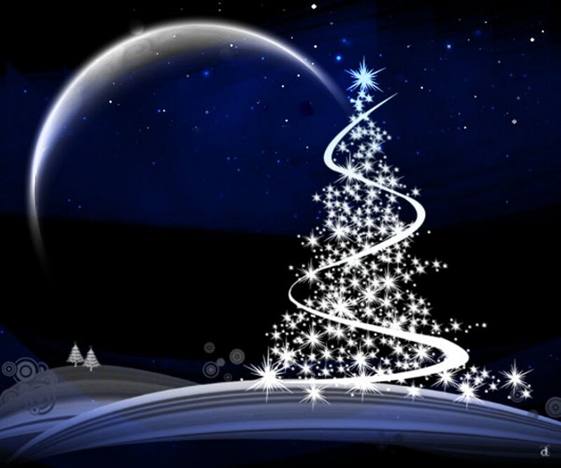 Glowing Star Christmas Tree