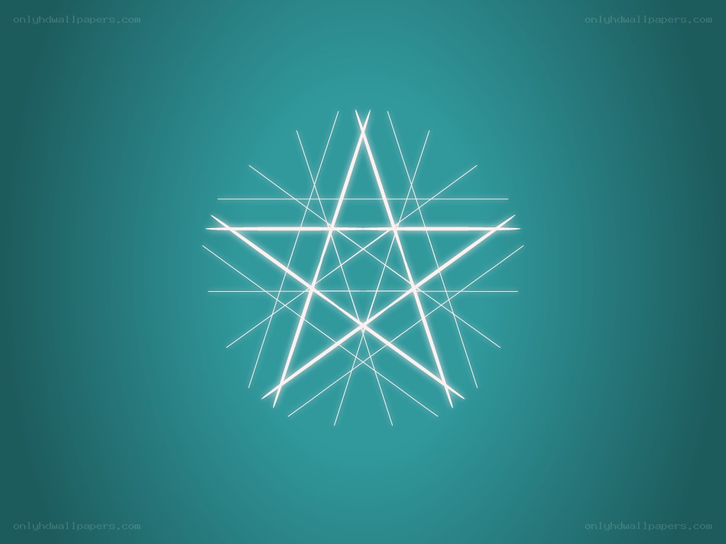 glowing star pattern