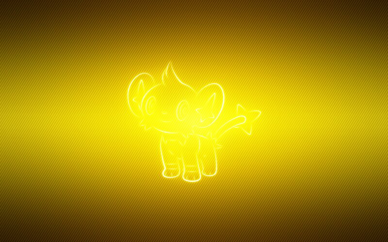 Glowing Star-shaped Creature — Yellow, Digital Art
