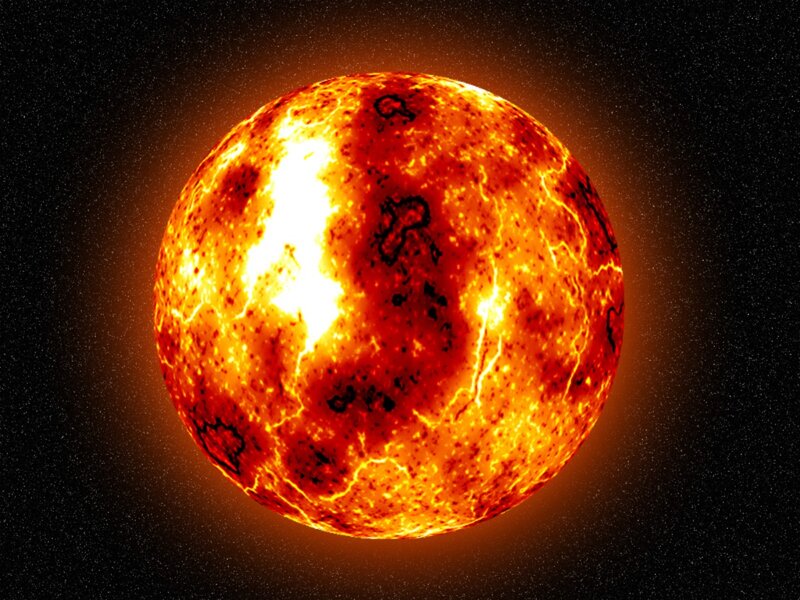 Glowing Star Surface