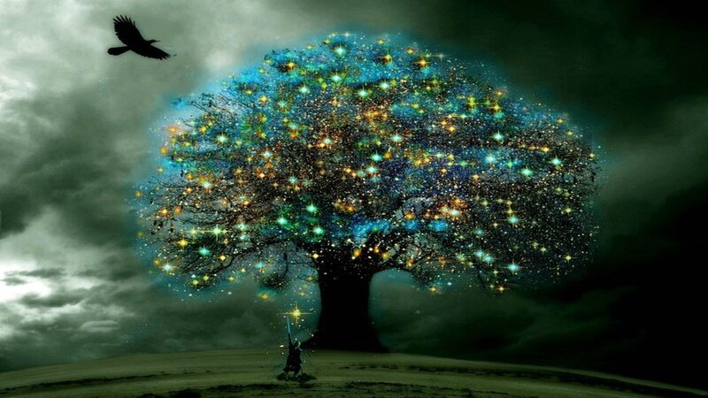 Glowing Star Tree