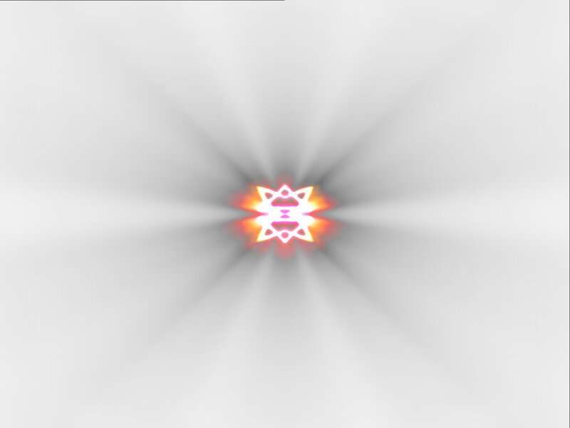 glowing starburst symbol