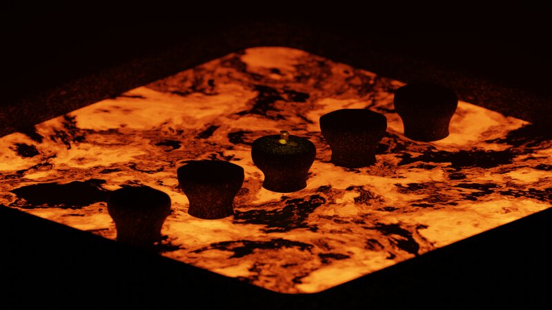 Glowing Stone Table