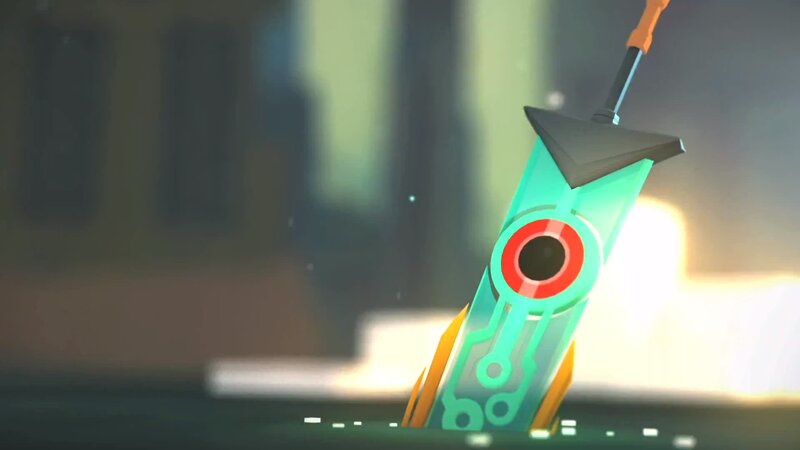 Glowing Sword in Ground