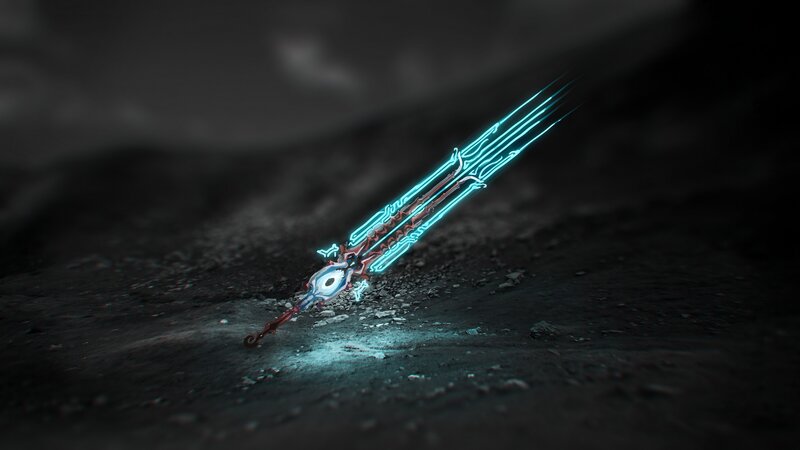 Glowing Sword on Ground