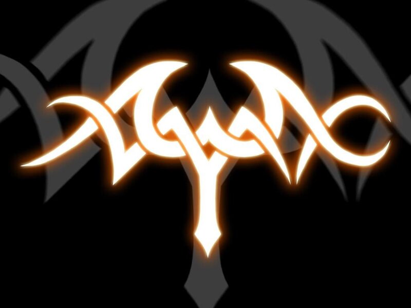 Glowing Symbol on Black