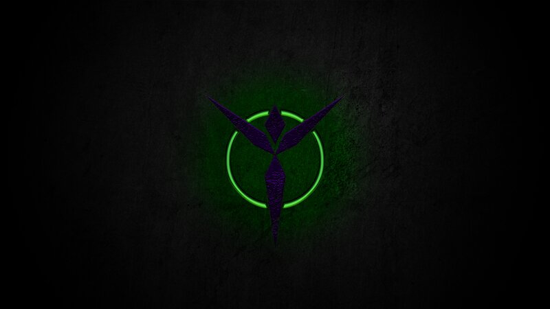 Glowing Symbol on Dark Wall