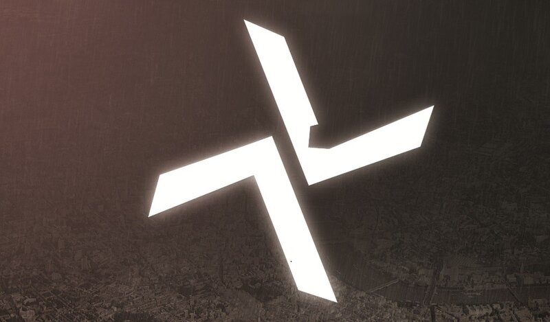 glowing symbol over cityscape