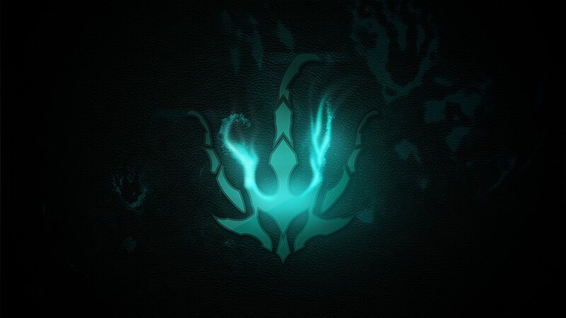 Glowing Teal Symbol — Mysterious