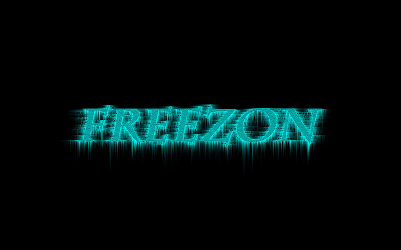 glowing teal text on black