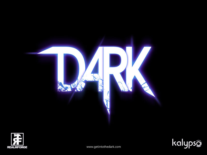 Glowing Text Logo — Black, Dark, Dramatic