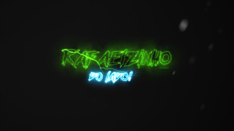 Glowing Text Logo — Green