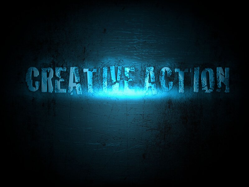 Glowing Text on Wall