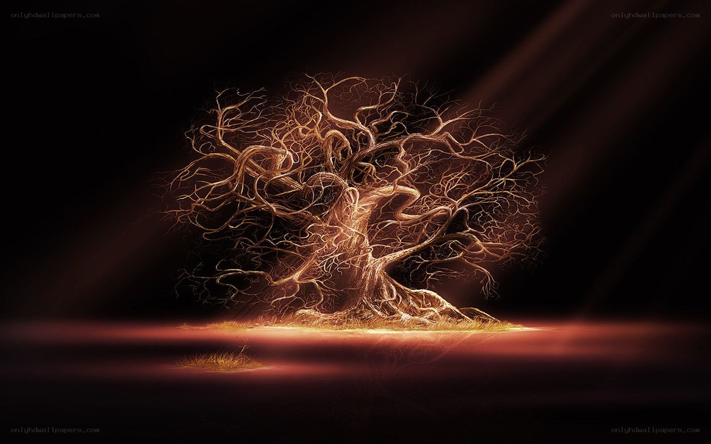 glowing tree of life