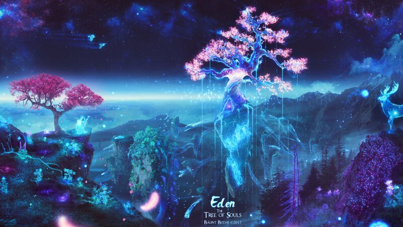 Glowing Tree of Souls