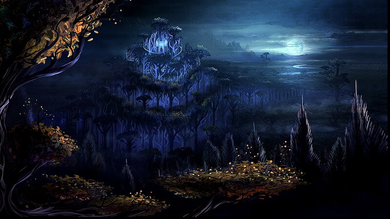 Glowing Tree Structure