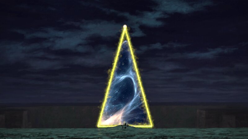 Glowing Triangle Portal