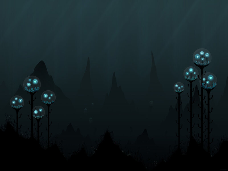 Glowing Underwater Plants