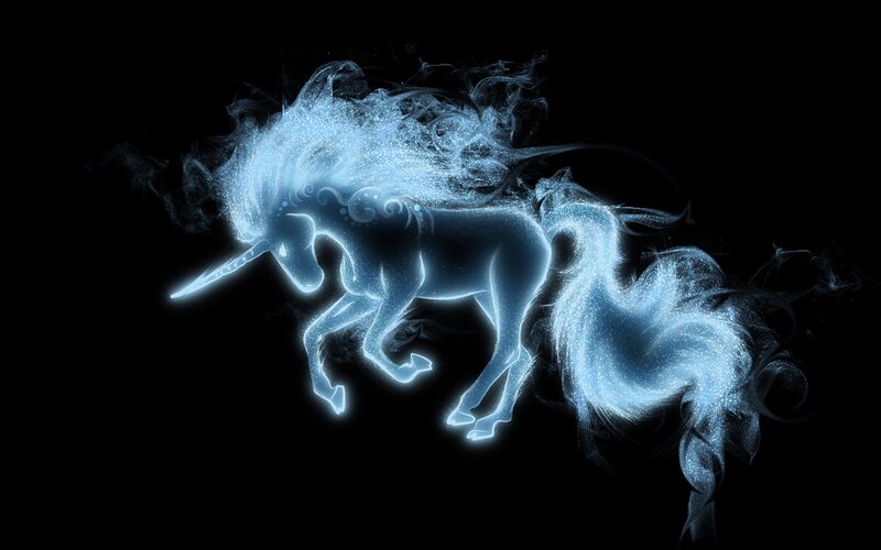 Glowing Unicorn Figure