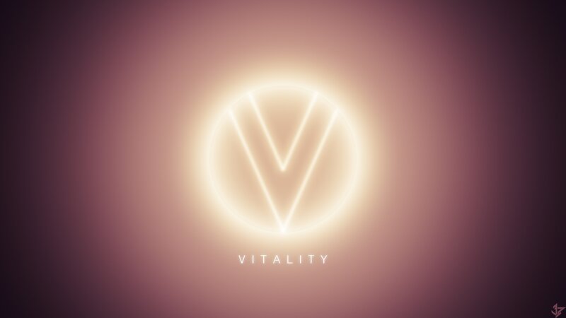 Glowing V Logo