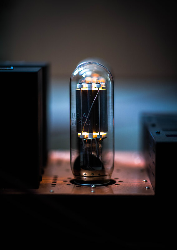 Glowing Vacuum Tube