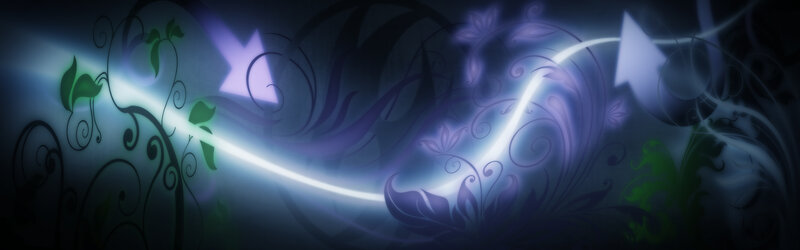glowing vine pattern