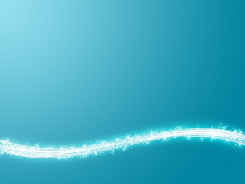 glowing wave on blue background