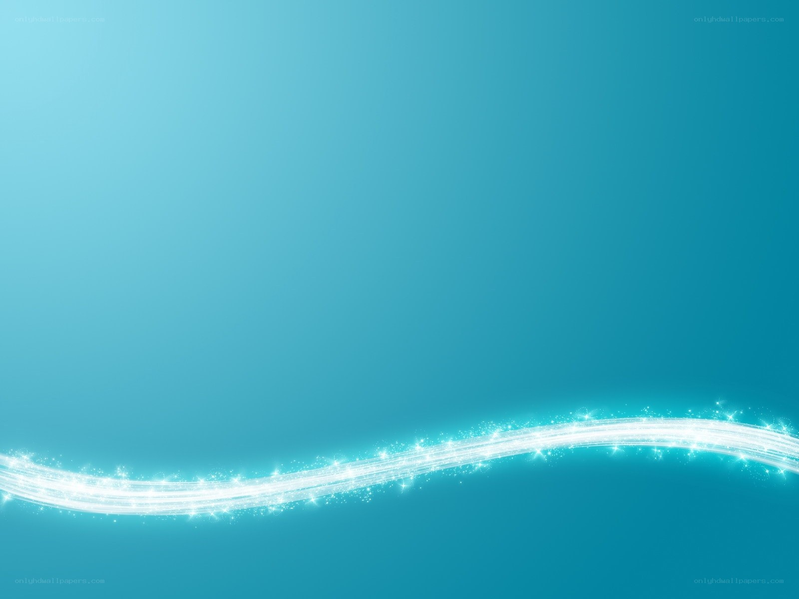 glowing wave on blue background