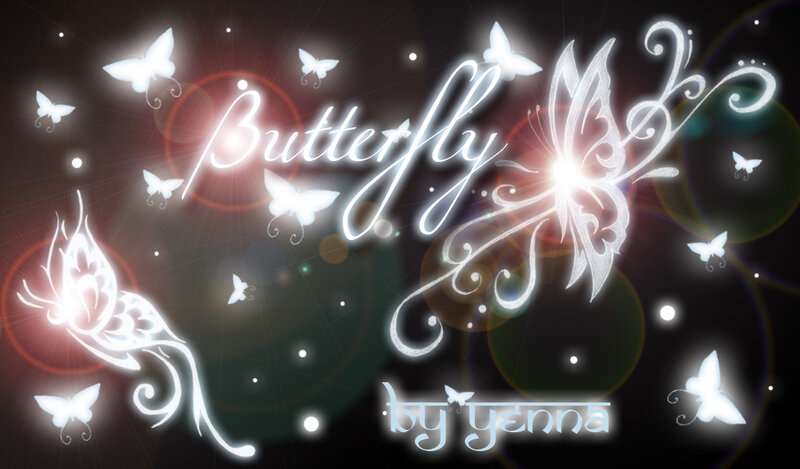 Glowing White Butterflies — Ethereal