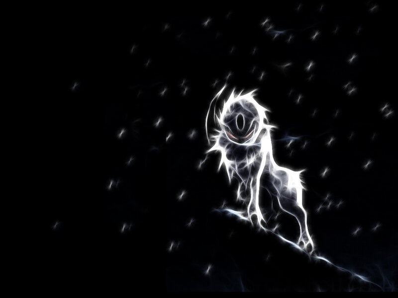 glowing white creature in dark space