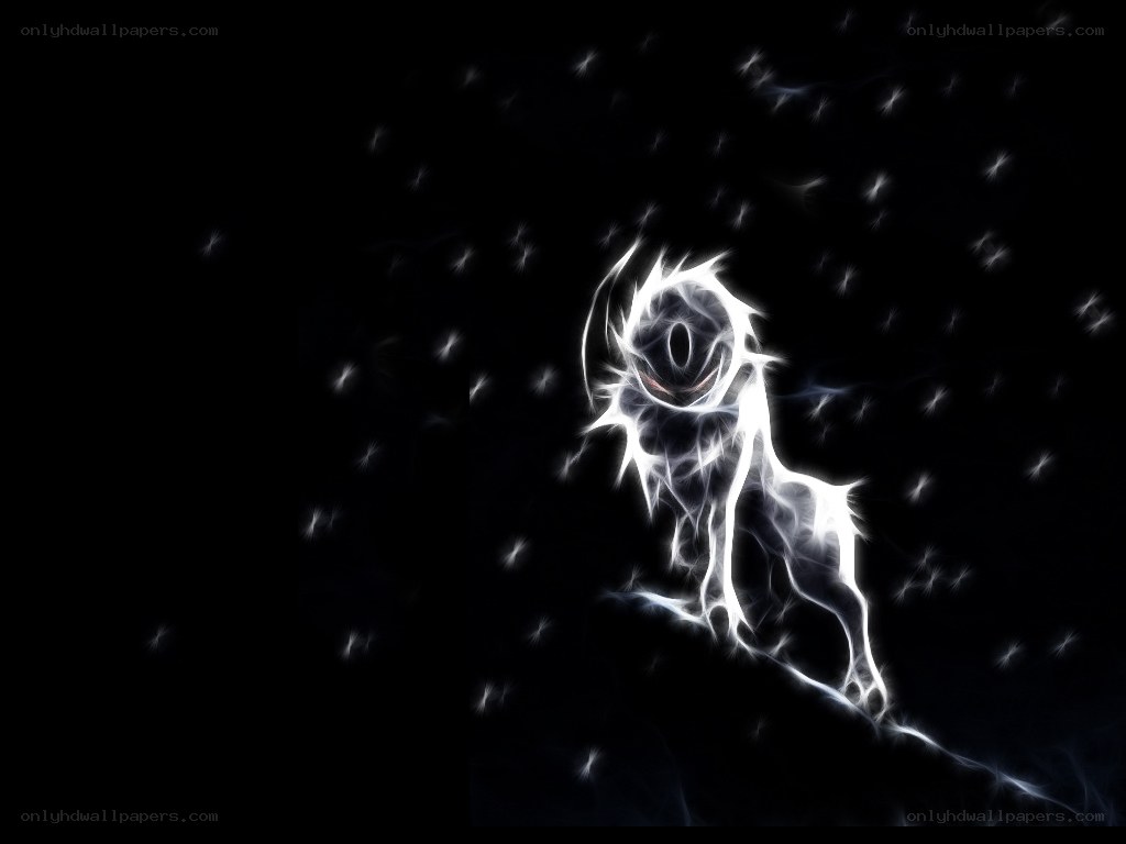 glowing white creature in dark space
