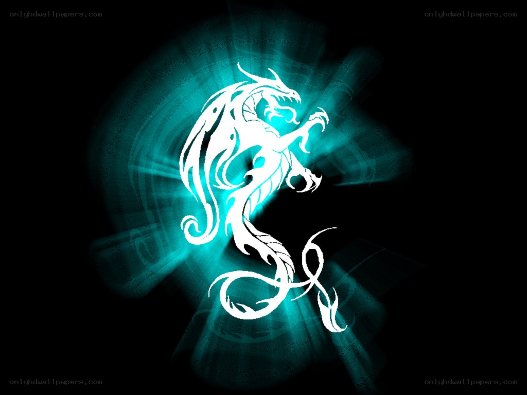 glowing white dragon silhouette