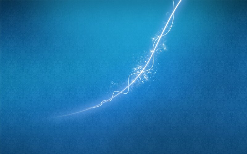 Glowing White Line